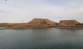 Blick auf Abu Simbel vom Nassersee aus