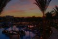Sonnenuntergang in Hurghada, fotografiert vom Balkon des Albatros Palace Hotels