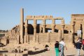 Besuchim Isis-Tempel bei Assuan;der Isistempel wurde auf der heute als Neu-Philae die echte Insel Philae ist im Nasser-See verschwunden) bekannten Insel versetzt um den Tempel vor der Ãberflutung durch den Hochdamm zu retten; d