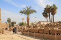 Amun-Tempel in Luxor, welchen eine 2,6 km lange Spingenallee mit Karnak verband