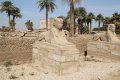 Amun-Tempel in Luxor, welchen eine 2,6 km lange Spingenallee mit Karnak verband