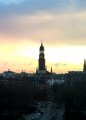 Blick vom Hotel Hofen auf Hamburg